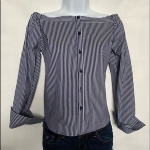 Express Off-Shoulders 3/4 Sleeve Blouse.
